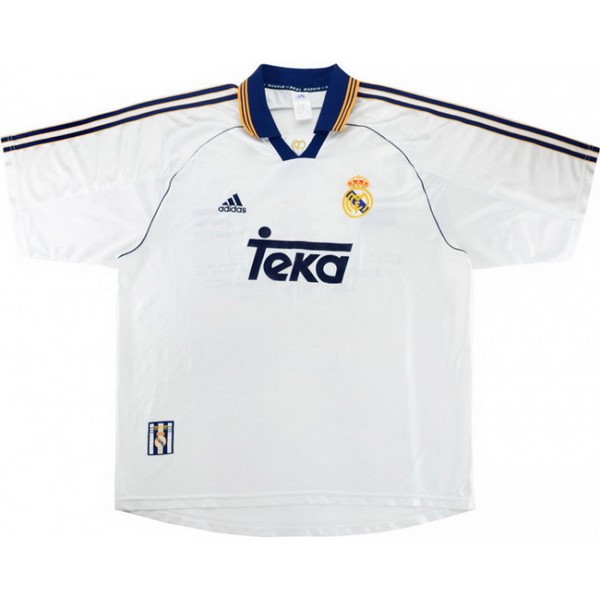 Camiseta Real Madrid 1ª Retro 1999 2000 Blanco